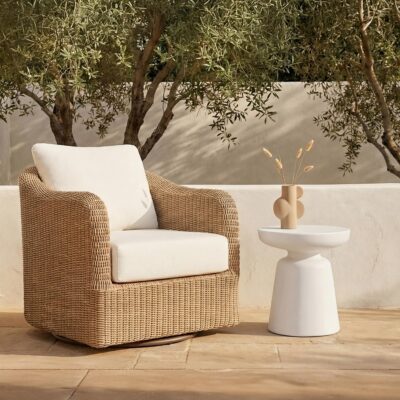 Alternative view of Ruth Outdoor Side Table White