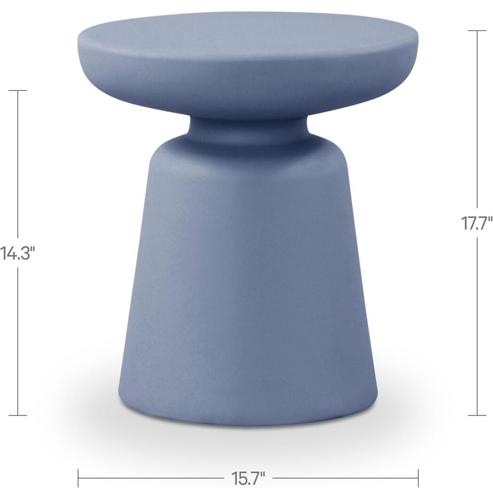 Ruth Outdoor Side Table Blue - Image 3