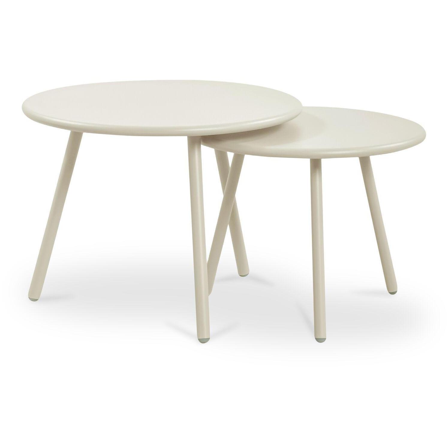 Kari Outdoor Nesting Coffee Table Cream