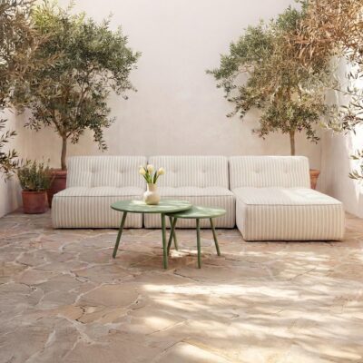 Alternative view of Kari Outdoor Nesting Coffee Table Green