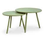 Kari Outdoor Nesting Coffee Table Green - Image 4
