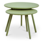 Kari Outdoor Nesting Coffee Table Green - Image 3
