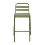 Kade Outdoor Bar Stool Green Set of Two 6 Kade Outdoor Bar Stool Green Set of Two - Image 2