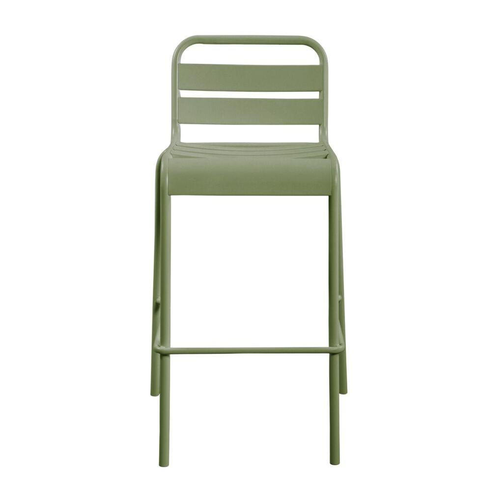Kade Outdoor Bar Stool Green Set of Two 2 Kade Outdoor Bar Stool Green Set of Two - Image 2