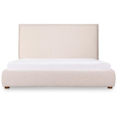 Luzon King Bed Tall Headboard Wheat