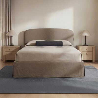 Alternative view of Joan Queen Storage Bed Taupe RN-1150-39-0