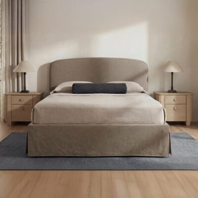 Alternative view of Joan King Storage Bed Light Taupe