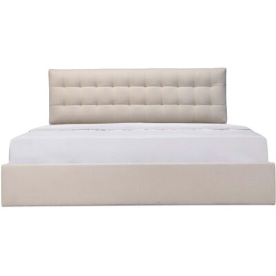 Sebastion King Storage Bed Cream