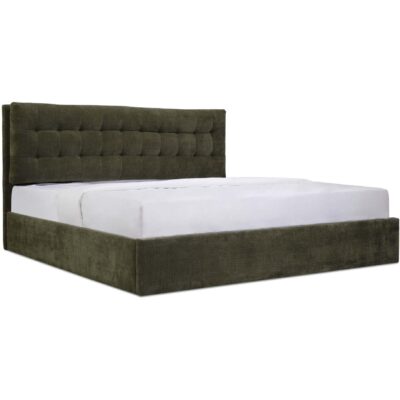 Alternative view of Sebastion King Storage Bed Green