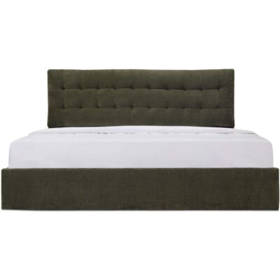 Sebastion King Storage Bed Green