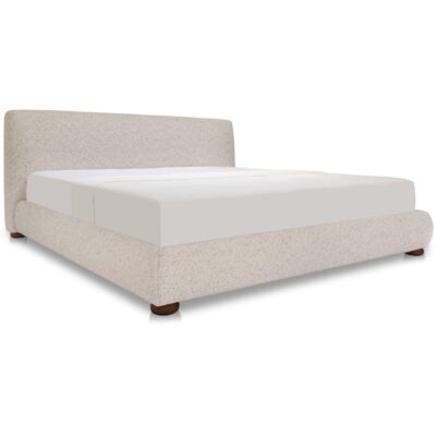 Alternative view of Beau King Storage Bed Speckled Light Grey