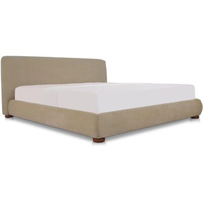 Alternative view of Beau King Storage Bed Warm Beige