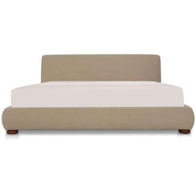 Beau King Storage Bed Warm Beige