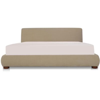 Beau Queen Storage Bed Warm Beige