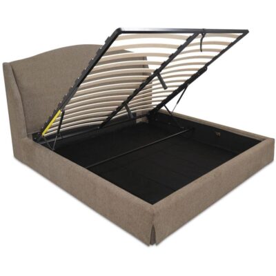 Alternative view of Weston King Storage Bed Brown