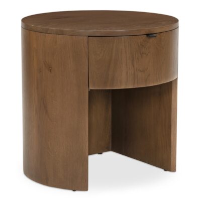 Alternative view of Theo One Drawer Nightstand Brown