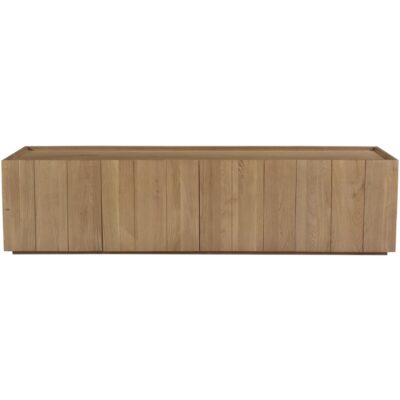 Plank Media Cabinet Natural