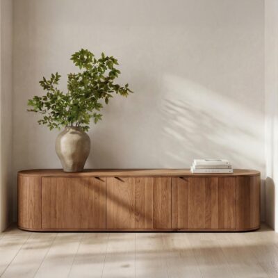 Alternative view of Theo Media Bench Brown
