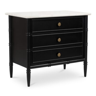 Alternative view of Eleanor Nightstand Black
