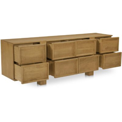 Alternative view of Henley 8 Drawer Dresser Brown