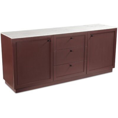 Alternative view of Nadine Sideboard Deep Burgundy