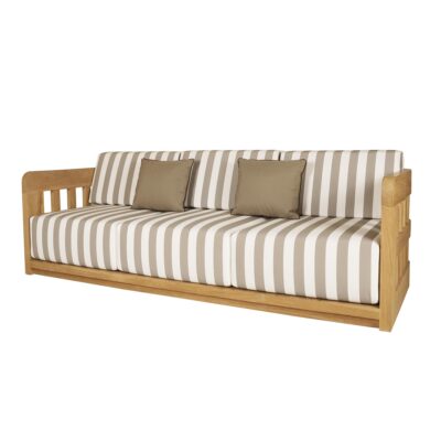 Alternative view of Adelaide Outdoor Sofa Brown Stripe
