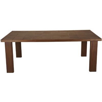 Marina Outdoor Dining Table Brown
