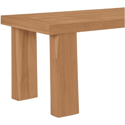 Alternative view of Marina Outdoor Dining Bench Natural
