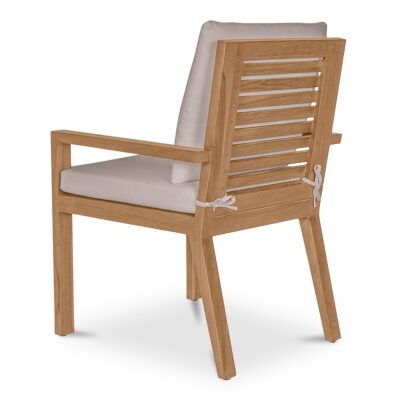 Alternative view of Mateo Outdoor Dining Chair White