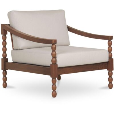 Alternative view of Delilah Outdoor Accent Chair Brown