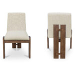 Mia Dining Chair Beige-Set of Two - Image 5