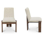 Mia Dining Chair Beige-Set of Two - Image 4