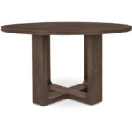 Hayes Dining Table Rustic Brown - Image 2