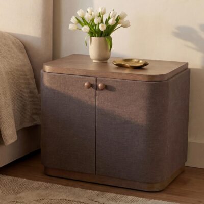 Alternative view of Simone Nightstand Brown