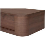 Round Off Floating Console Table Walnut - Image 5