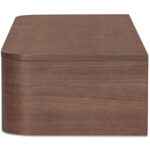 Round Off Floating Console Table Walnut - Image 3