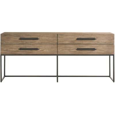 Boulder Metal Base Console