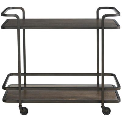 Smoked Bronze Bar Cart