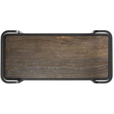 Alternative view of Smoked Bronze Bar Cart