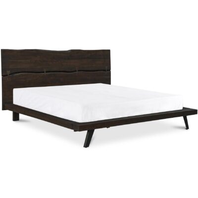 Alternative view of Madagascar Queen Platform Bed Dark Brown