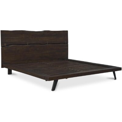 Alternative view of Madagascar King Platform Bed Dark Brown