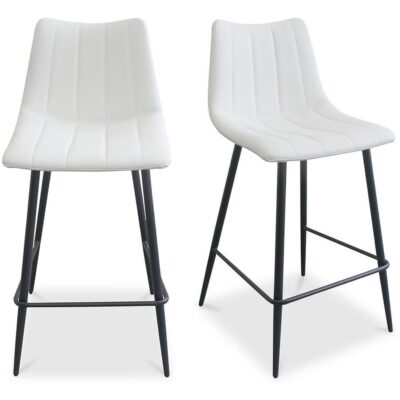 Alternative view of Alibi Counter Stool Ivory (Set of 2)