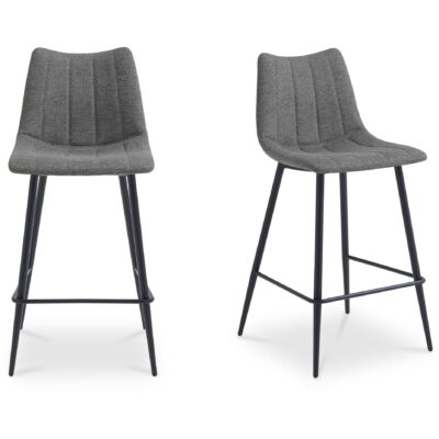 Alibi Counter Stool  Dark Grey-Set of Two