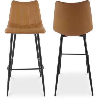 Alternative view of Alibi Barstool Tan - Set of Two