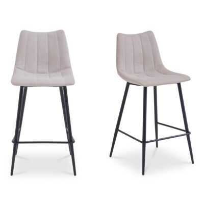 Alibi Bar Stool Beige-Set of Two