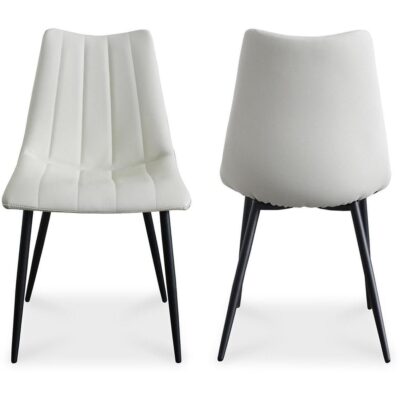 Alternative view of Alibi Dining Chair Ivory (Set of 2)