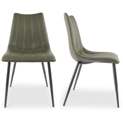 Alibi Dining Chair Dark Green - Set of Two