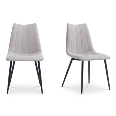 Alibi Dining Chair Beige-Set of Two