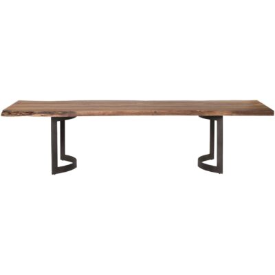 Bent Dining Table Large Smoked