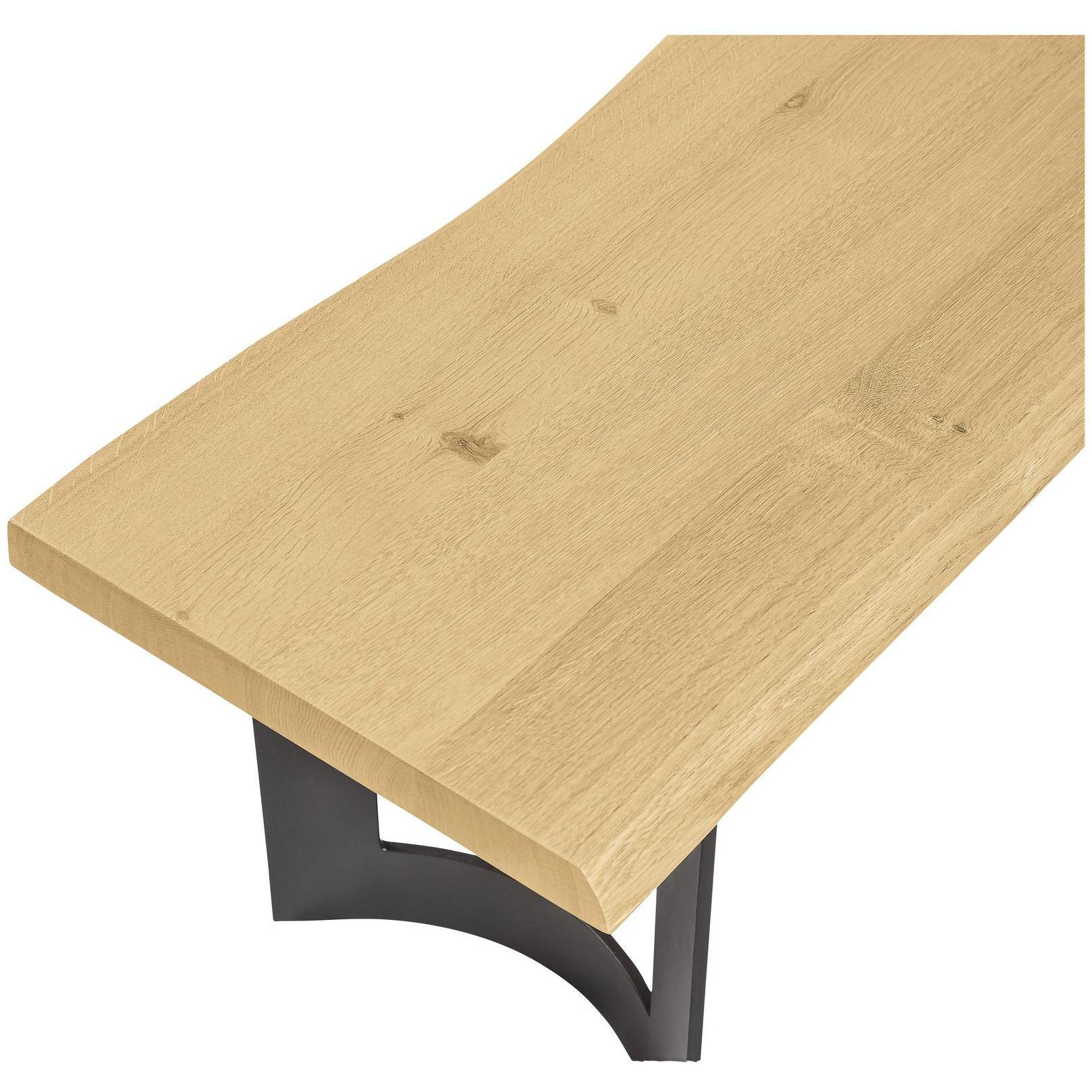 Bent Bench Small Oak 8 Bent Bench Small Oak - Image 8